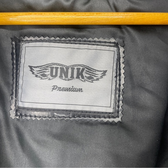 Unik Premium Leather Fringe Colorado Motorcycle Biker Jacket Coat Women’s Small - Picture 9 of 11